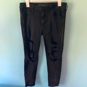 Faded black Jean Jeggings. American Eagle. Size 12.